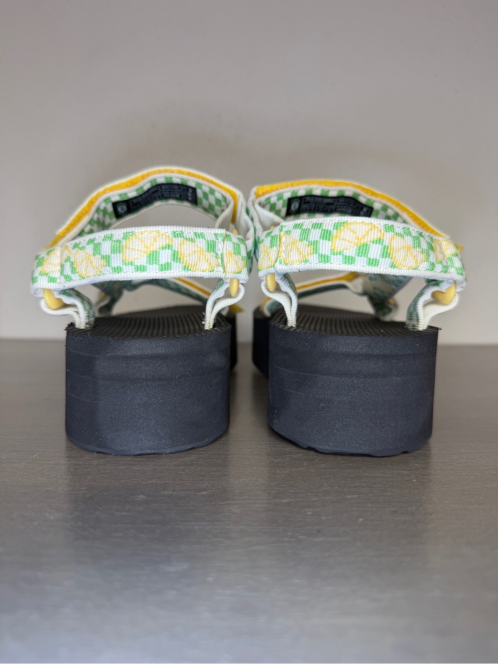 Teva Flatform Universal Platform Sandals Women’s Size 11 Yarrow Picnic Slice - Picture 8 of 10
